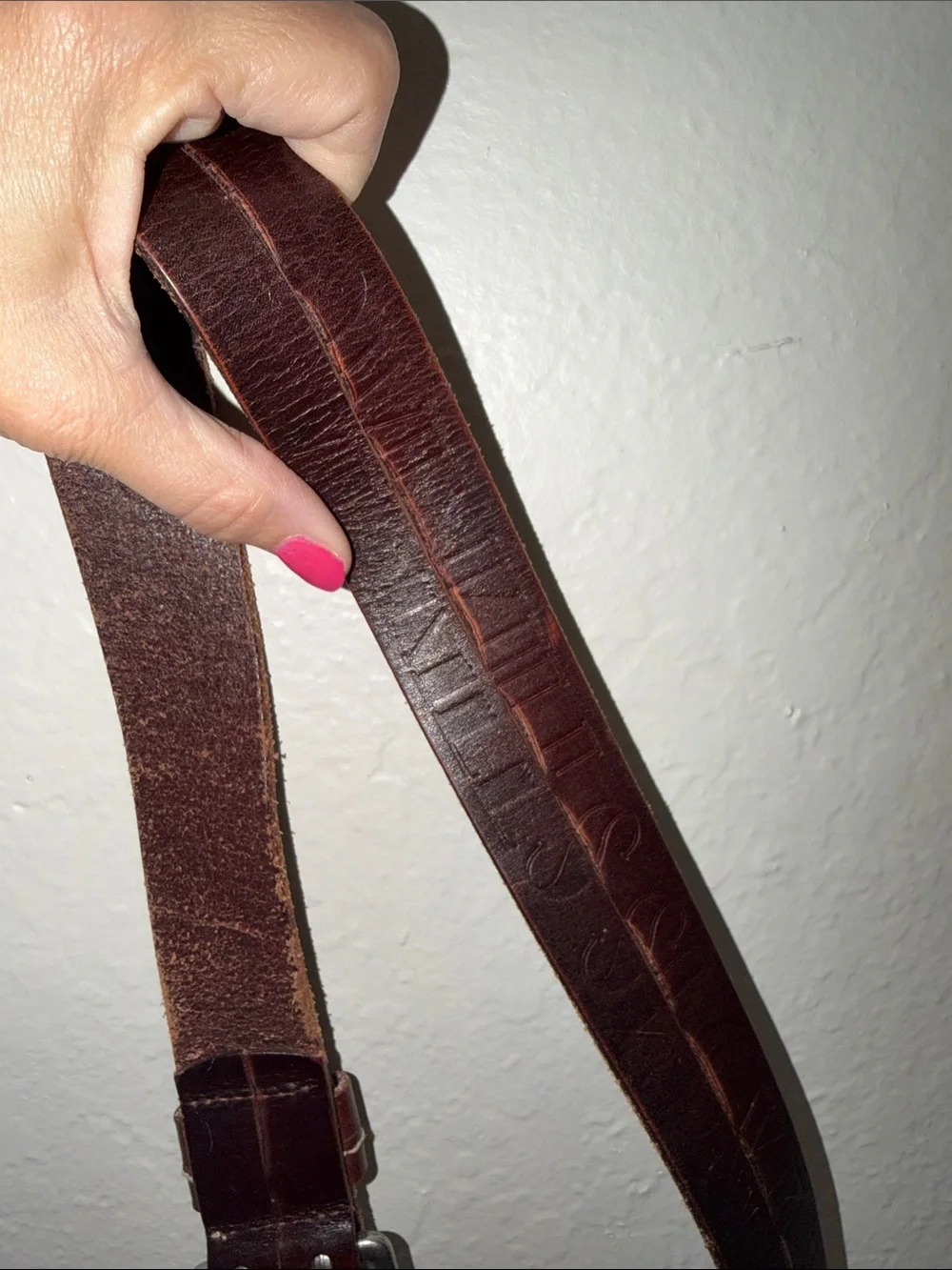 Ed Hardy Belt leather belt Love Kills Slowly
